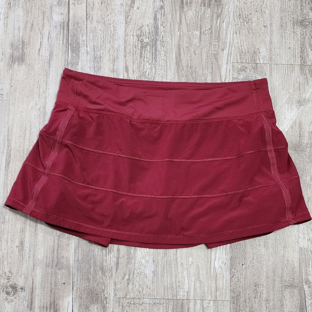 Elegant Red Women's Skirt